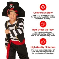 Costume Di Base Da Marinaio Pirata Per Bambini -Vendite Morphsuits 9e0489fe22e6316a542ba61c0af7fe80beecf6d55585bcdcd1ae93957bda9ab1