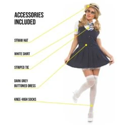 Costume Scolaretta Donna -Vendite Morphsuits 9e5e3b9363da55b49e74c8e1f1f7ca7d8de36ef5cd6bc160244c6dc3fa9bb883