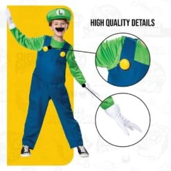 Costume Luigi Bambino -Vendite Morphsuits a3fb27b5c040d161f5b363122216baaae6077b0a8df5dfd998a7660e7fbe2df7