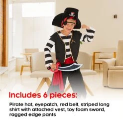 Costume Di Base Da Marinaio Pirata Per Bambini -Vendite Morphsuits a62a9177b8fc50211044a658b5a33ceec0bb5bb0988ca3307cf924152d9c7ac5