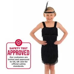 Vestito Charleston Nero Bambina -Vendite Morphsuits b36bbbe256677bd6f9ee18f401dccf1532deecdc869b2192aa340d487f5a69f3