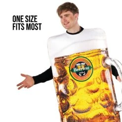 Mens Beer Glass Tabard Costume 17 Mens Beer Glass Tabard Costume -Vendite Morphsuits beer costume beer stein tabard 12