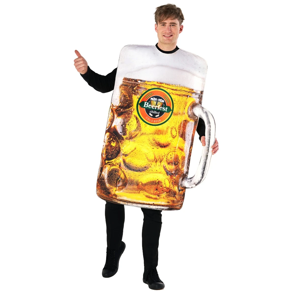 Mens Beer Glass Tabard Costume 3 Mens Beer Glass Tabard Costume