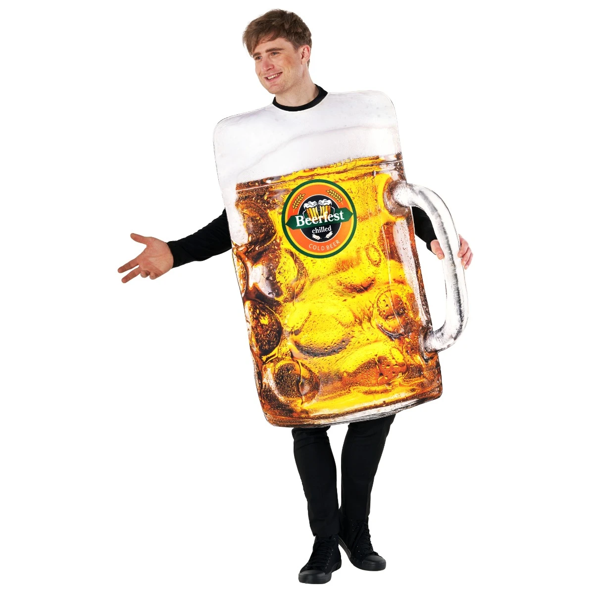 Mens Beer Glass Tabard Costume 4 Mens Beer Glass Tabard Costume - immagine 2