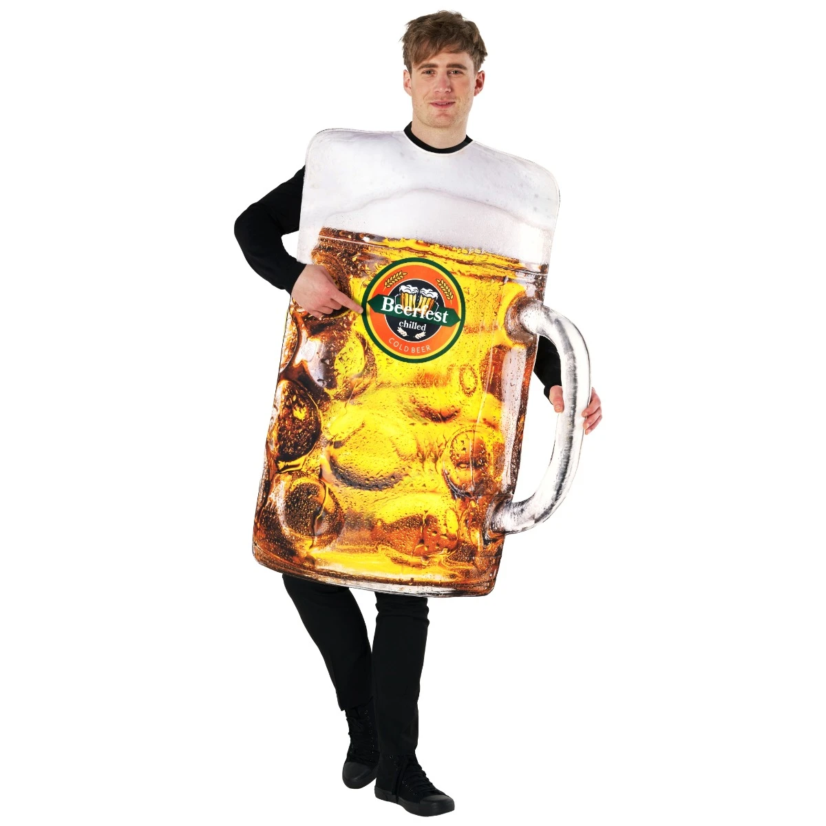 Mens Beer Glass Tabard Costume 5 Mens Beer Glass Tabard Costume - immagine 3