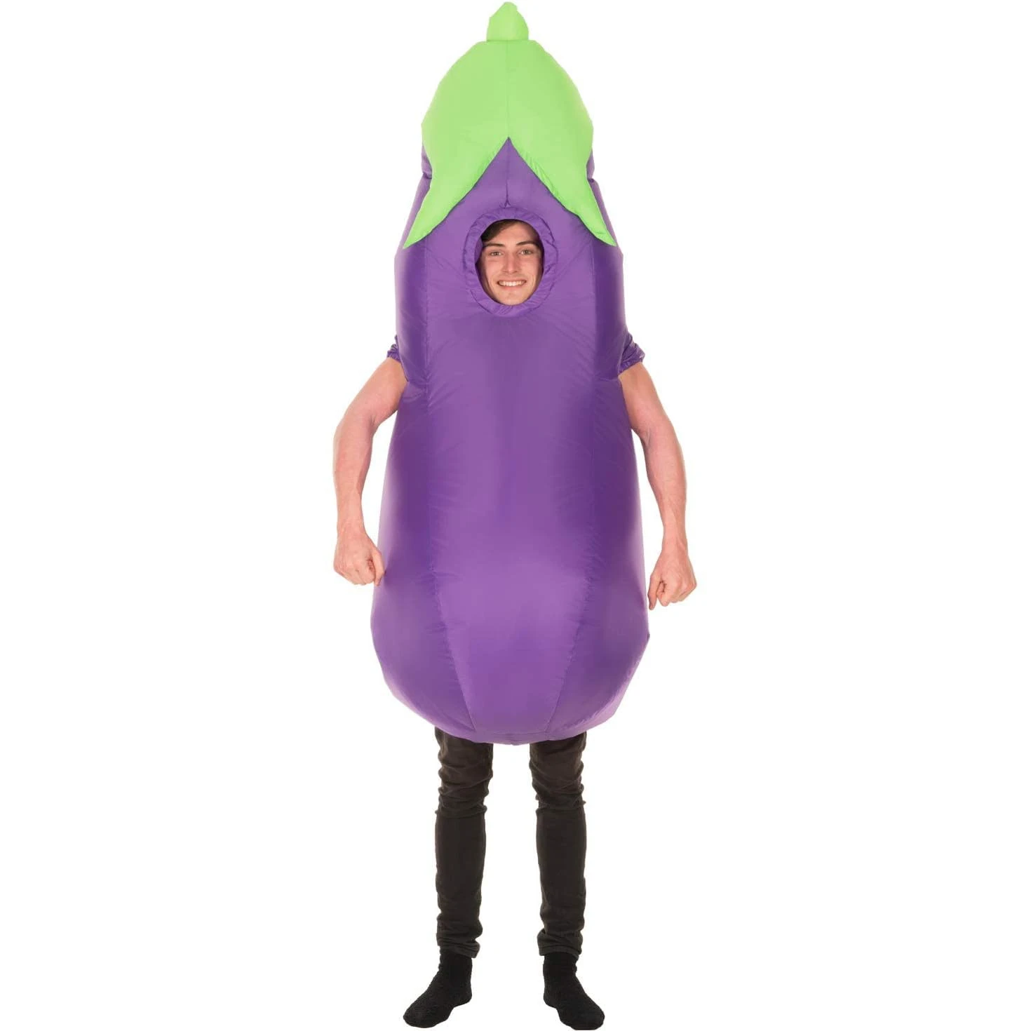 Costume Gonfiabile Melanzana Adulto 5 Costume Gonfiabile Melanzana Adulto - immagine 3