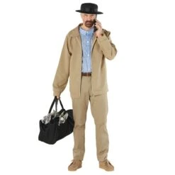 Costume Da Chimico Gangster Bianco Da Uomo -Vendite Morphsuits breaking bad costume mens 5