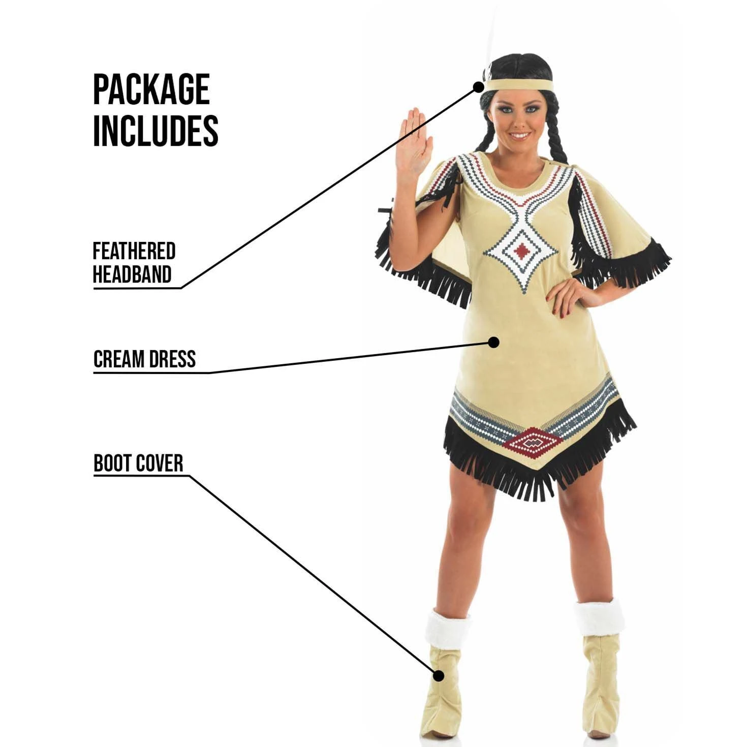 Costume Da Indiana Donna 4 Costume Da Indiana Donna - immagine 2