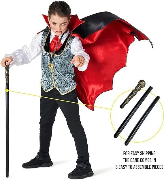 Costume Da Vampiro Dracula Per Bambini 5 Costume Da Vampiro Dracula Per Bambini - immagine 3