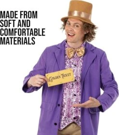 Costume Proprietario Di Una Fabbrica Di Cioccolato Uomo 12 Costume Proprietario Di Una Fabbrica Di Cioccolato Uomo -Vendite Morphsuits d5596993a2b658ebdaa2eddaf799f9af8af57761d9120429e46b226d005d3702