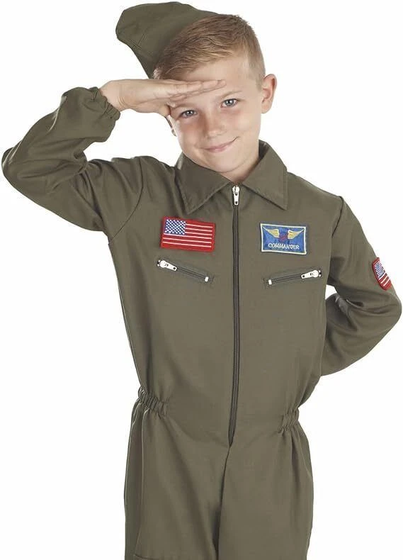 Costume Pilota Aereo Bambino 7 Costume Pilota Aereo Bambino - immagine 5