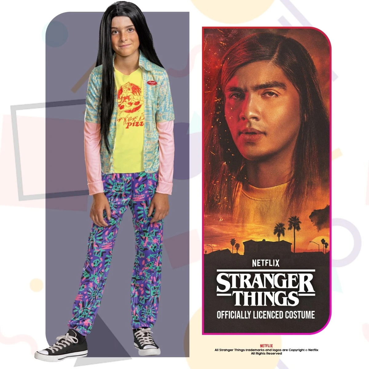 Kids Argyle Stranger Things Classic Costume 6 Kids Argyle Stranger Things Classic Costume - immagine 4