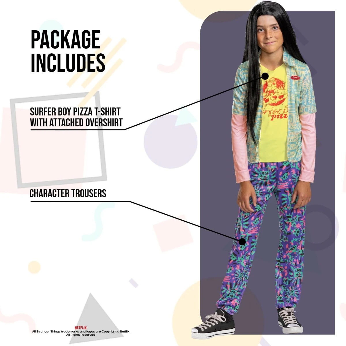 Kids Argyle Stranger Things Classic Costume 4 Kids Argyle Stranger Things Classic Costume - immagine 2