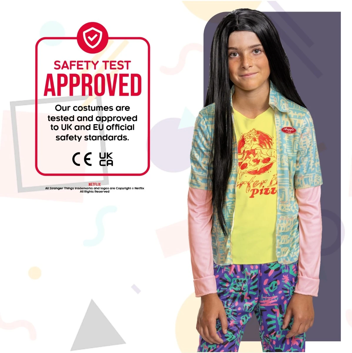 Kids Argyle Stranger Things Classic Costume 7 Kids Argyle Stranger Things Classic Costume - immagine 5