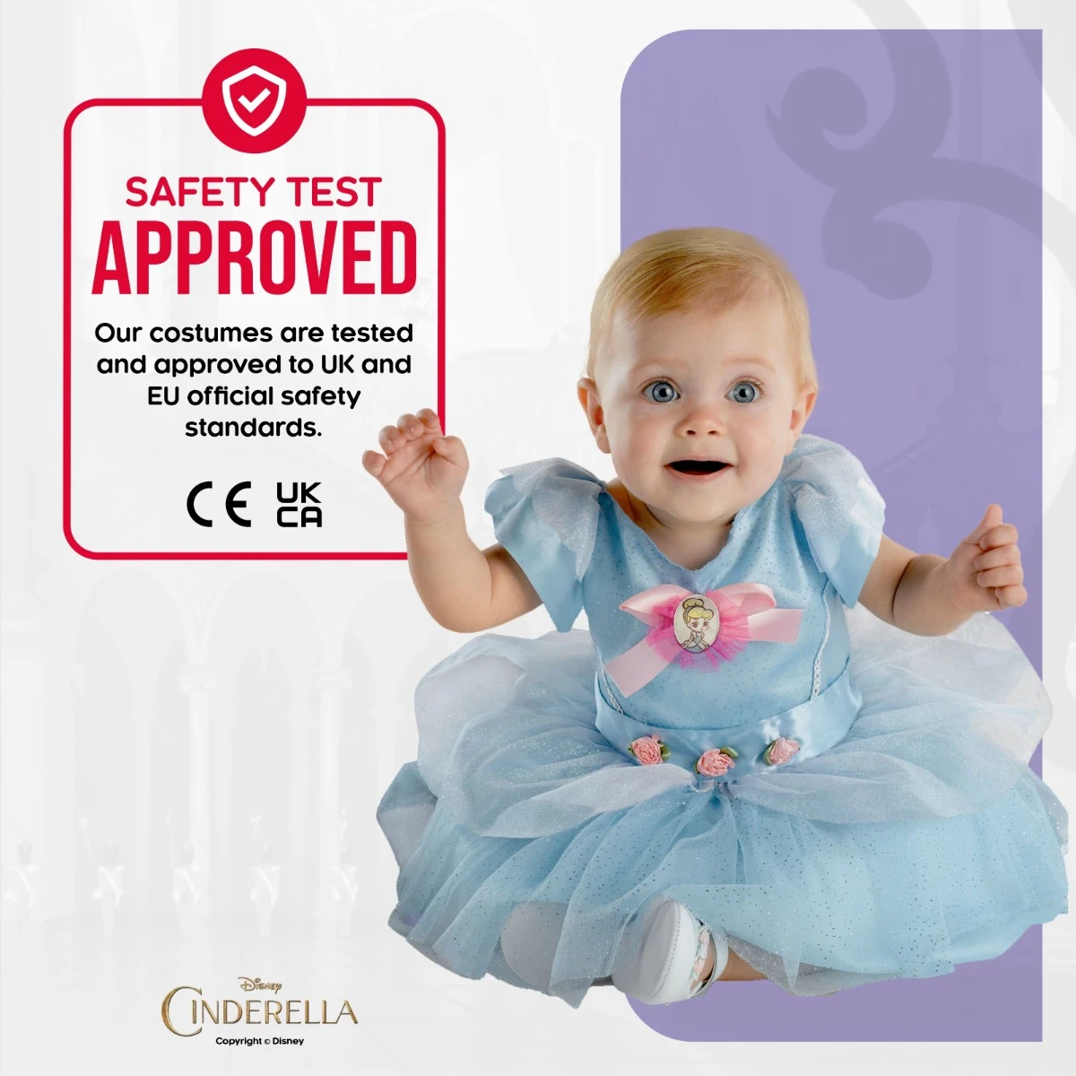 Kids Disney Cinderella Classic Infant Costume 7 Kids Disney Cinderella Classic Infant Costume - immagine 5