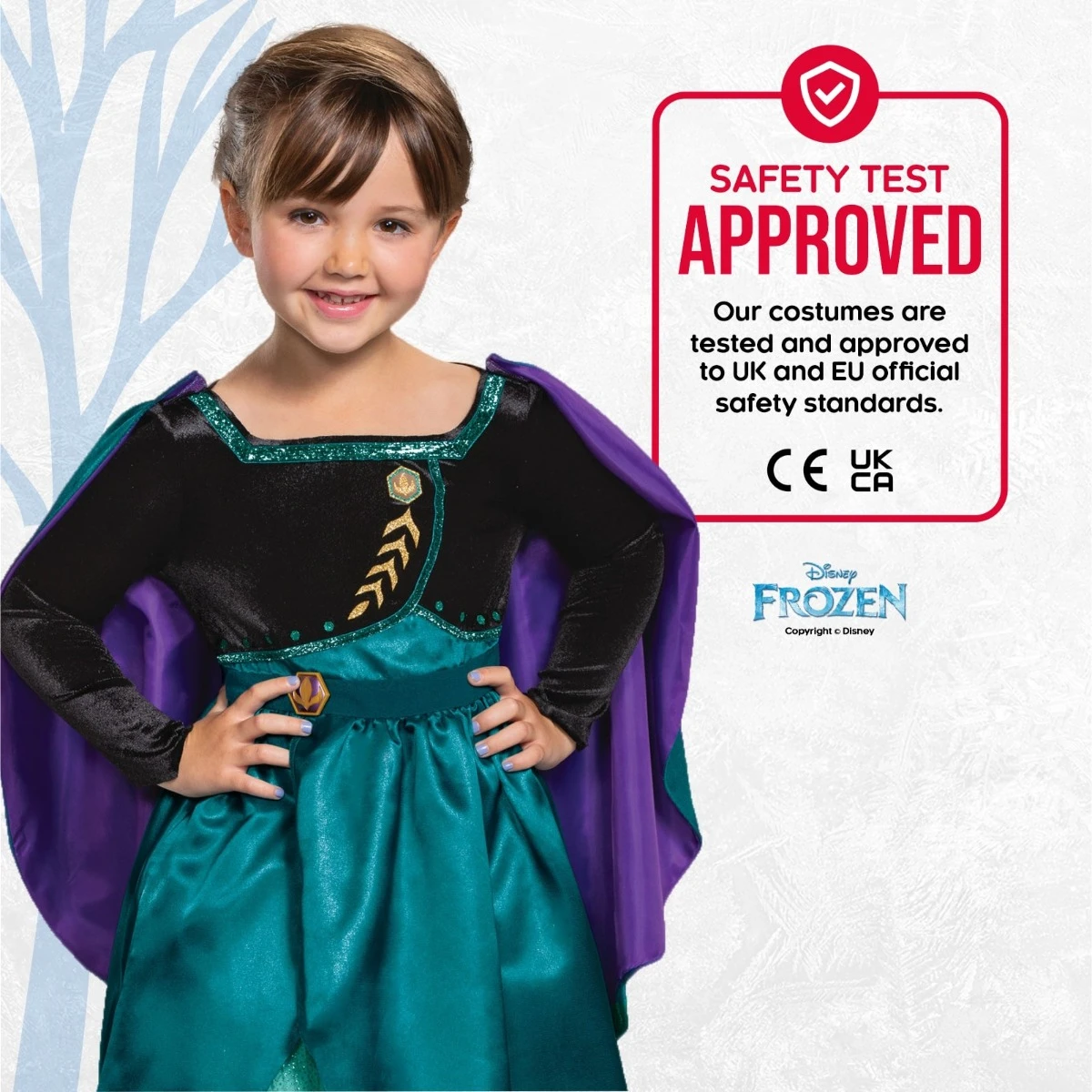 Costume Anna Regina Frozen 2 Deluxe Plus Bambina 7 Costume Anna Regina Frozen 2 Deluxe Plus Bambina - immagine 5