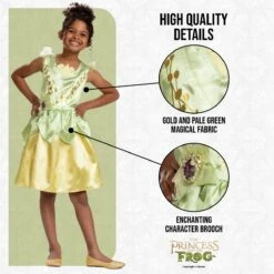 Kids Disney Princess Tiana Classic Costume 10 Kids Disney Princess Tiana Classic Costume -Vendite Morphsuits disk140549 tiana classic kids feature 03