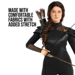 Costume Da Cacciatrice Distopica Per Donna -Vendite Morphsuits dystopian teen hunger costume games women 11