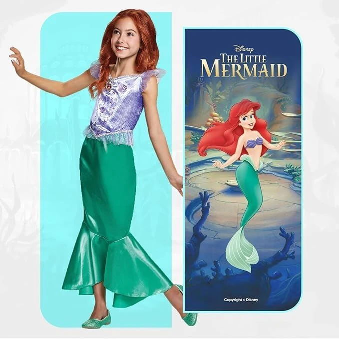 Costume Ariel Classico Bambina 5 Costume Ariel Classico Bambina - immagine 3