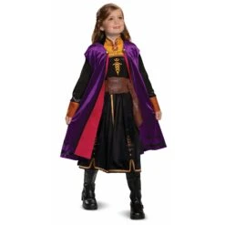 Costume Anna Viandante Frozen 2 Deluxe Bambina