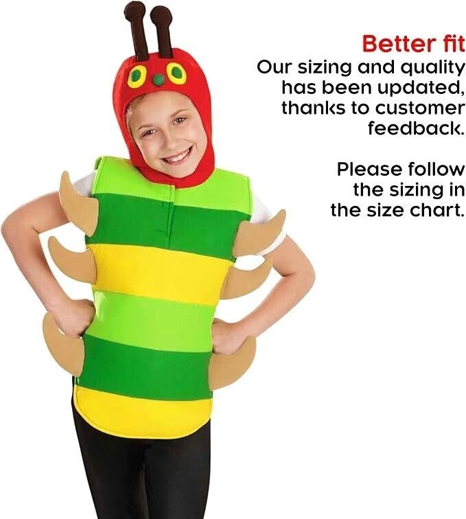 Costume Bruco Bambini 5 Costume Bruco Bambini - immagine 3