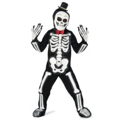 Kids Glow In The Dark Skeleton Costume