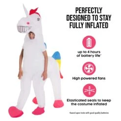 Costume Gonfiabile Unicorno Bambino 9 Costume Gonfiabile Unicorno Bambino -Vendite Morphsuits infl unicorn feature min