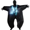 Costume Gonfiabile Nero Luminoso MegaMorph Adulto 1 Costume Gonfiabile Nero Luminoso MegaMorph Adulto -Vendite Morphsuits inflatable black megamorph suit