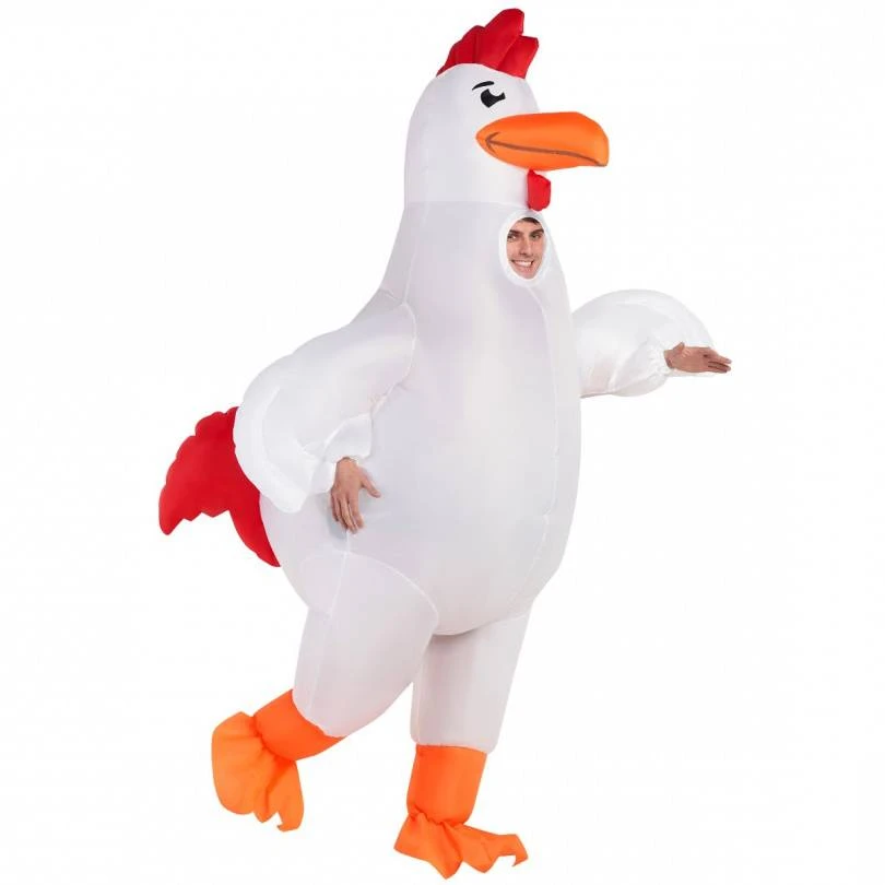 Costume Da Pollo Gigante Gonfiabile Per Uomo 3 Costume Da Pollo Gigante Gonfiabile Per Uomo