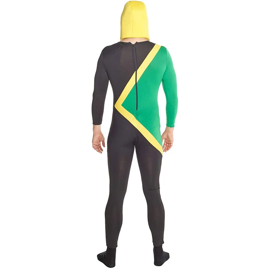 Costume Tuta Bob Giamaicano Adulti 7 Costume Tuta Bob Giamaicano Adulti - immagine 5