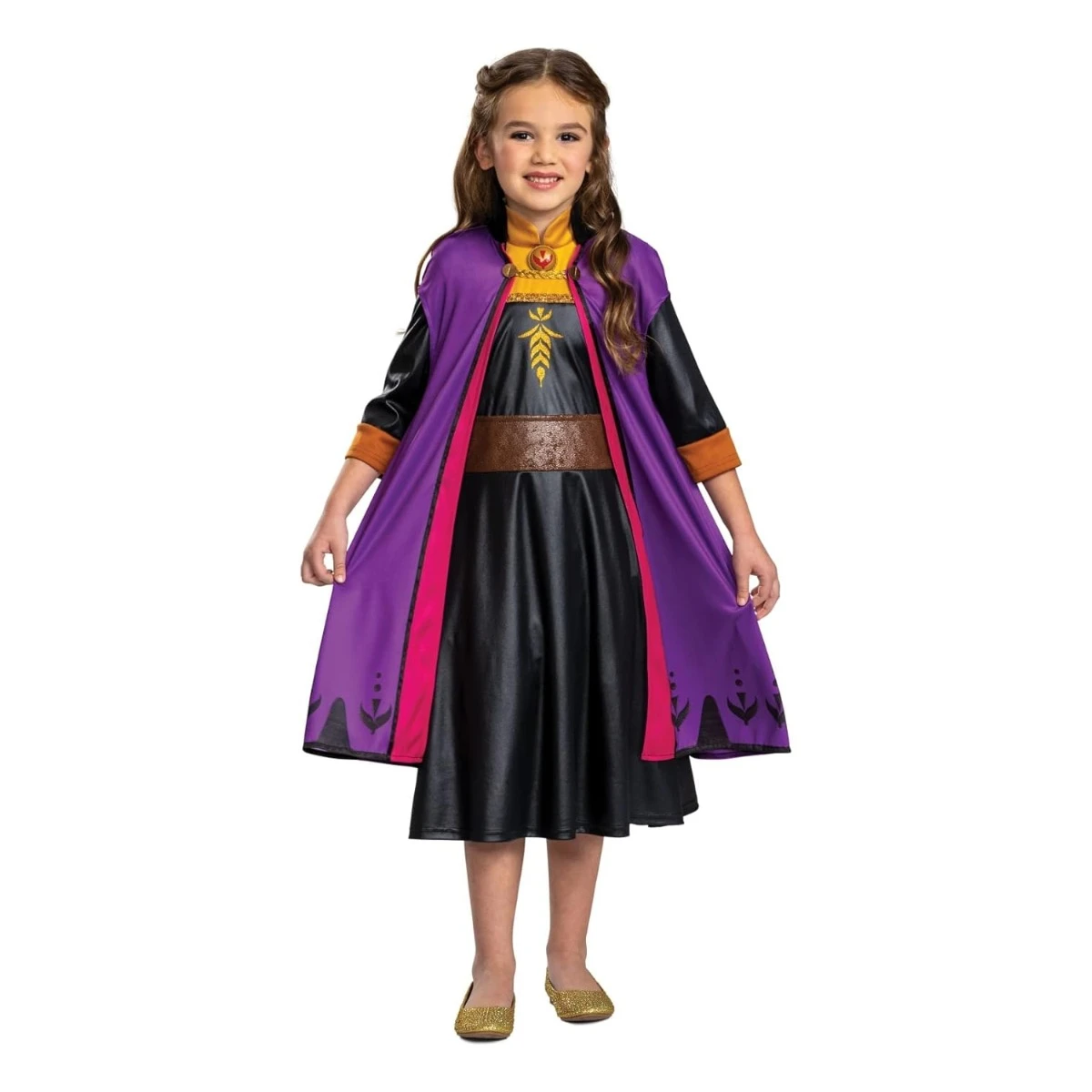 Kids Anna Disney Frozen Classic Costume Purple 3 Kids Anna Disney Frozen Classic Costume Purple