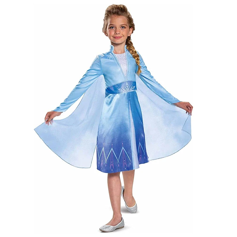 Costume Elsa Frozen 2 Classico Bambina 3 Costume Elsa Frozen 2 Classico Bambina