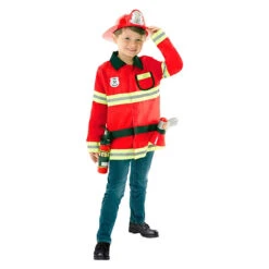 Costume Da Pompiere Rosso Per Bambini