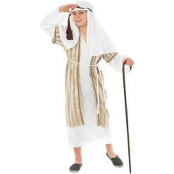 Kids Gold Shepherd Nativity Costume