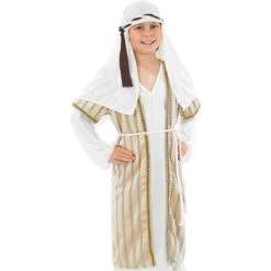 Kids Gold Shepherd Nativity Costume -Vendite Morphsuits kids gold shepherd costume nativity 2