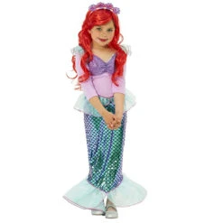 Costume Da Sirena Metallico Per Bambini