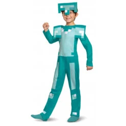 Costume Minecraft Armatura Diamanti Bambino