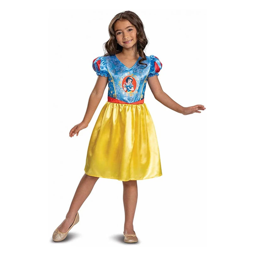 Costume Biancaneve Standard Bambina 3 Costume Biancaneve Standard Bambina