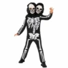 Costume Da Scheletro A Due Teste Per Bambino 1 Costume Da Scheletro A Due Teste Per Bambino -Vendite Morphsuits kids two headed skeleton halloween costume 1 1