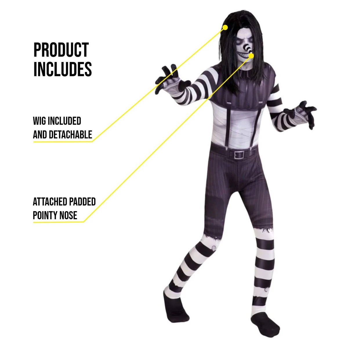 Costume Laughing Jack Bambini 4 Costume Laughing Jack Bambini - immagine 2