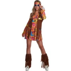 Womens Short Hippie Dress Costume 12 Womens Short Hippie Dress Costume -Vendite Morphsuits l2 f vua