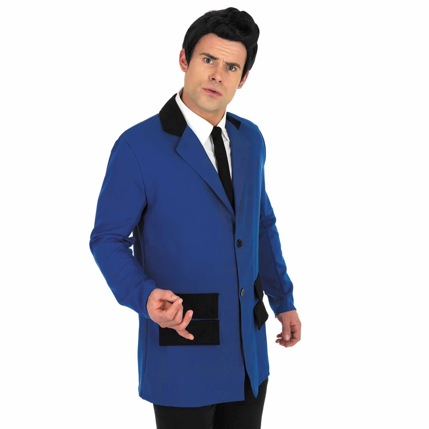 Costume Teddy Boy Blu Adulti 5 Costume Teddy Boy Blu Adulti - immagine 3