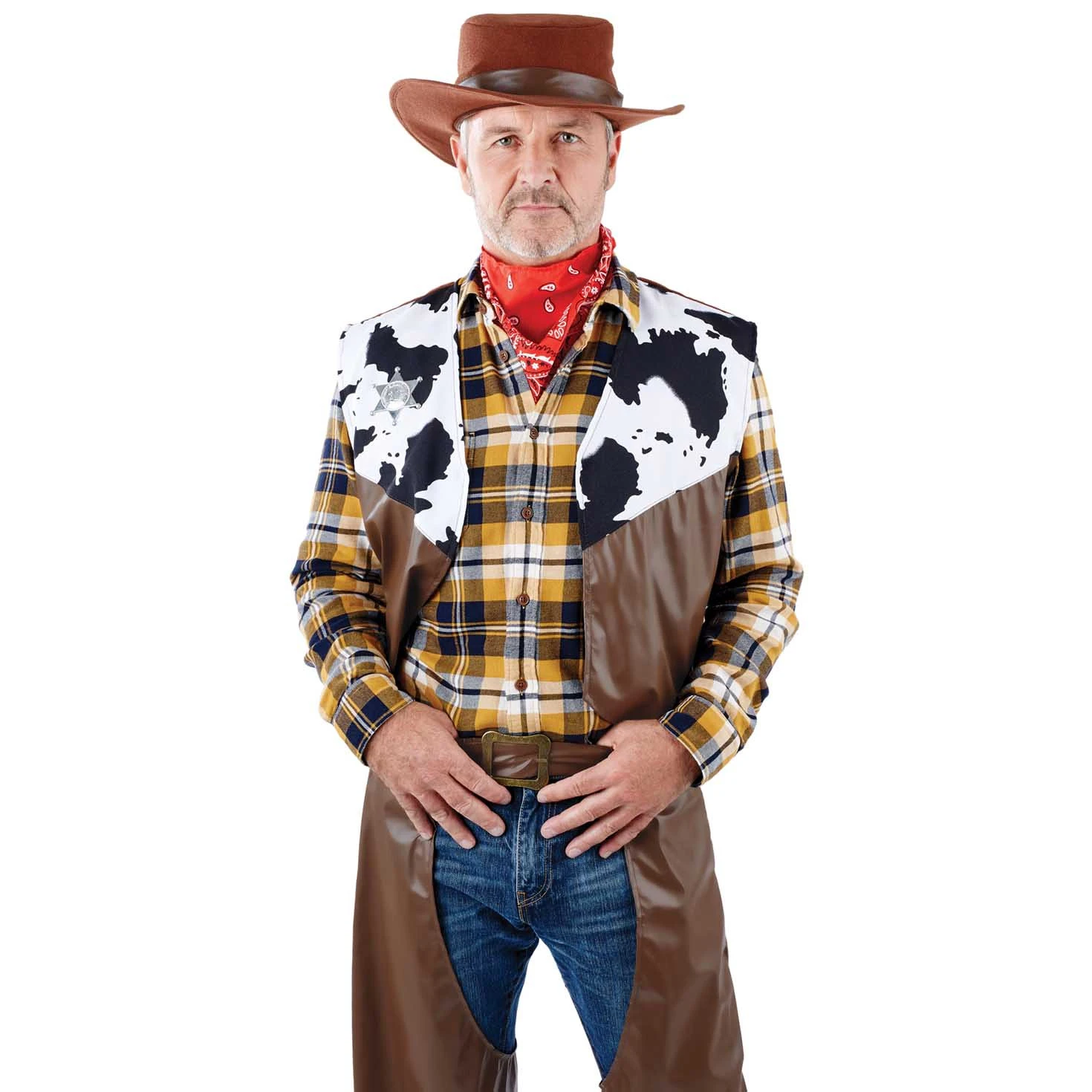 Costume Cowboy Uomo 3 Costume Cowboy Uomo - immagine 2