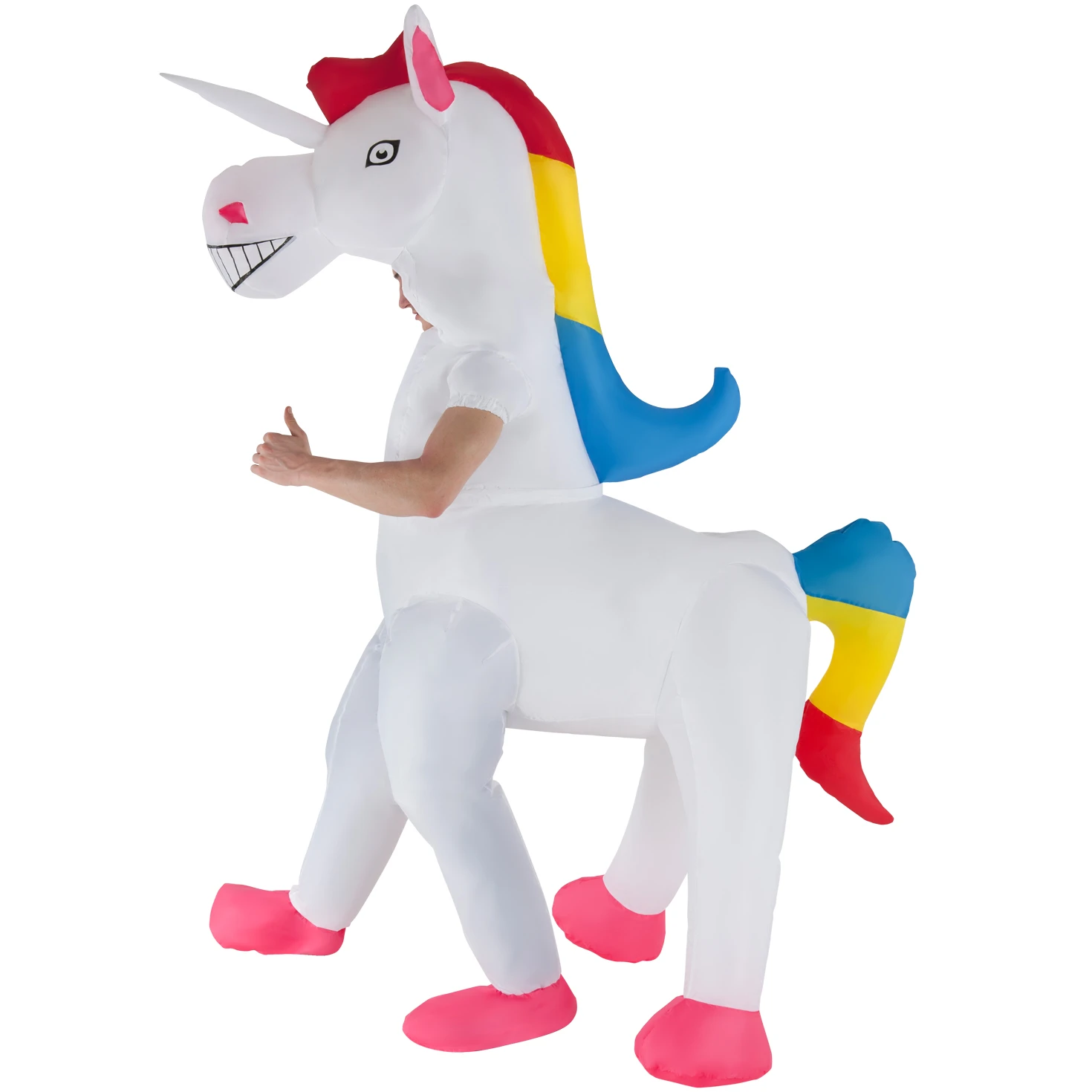 Costume Gonfiabile Unicorno Adulto 7 Costume Gonfiabile Unicorno Adulto - immagine 5
