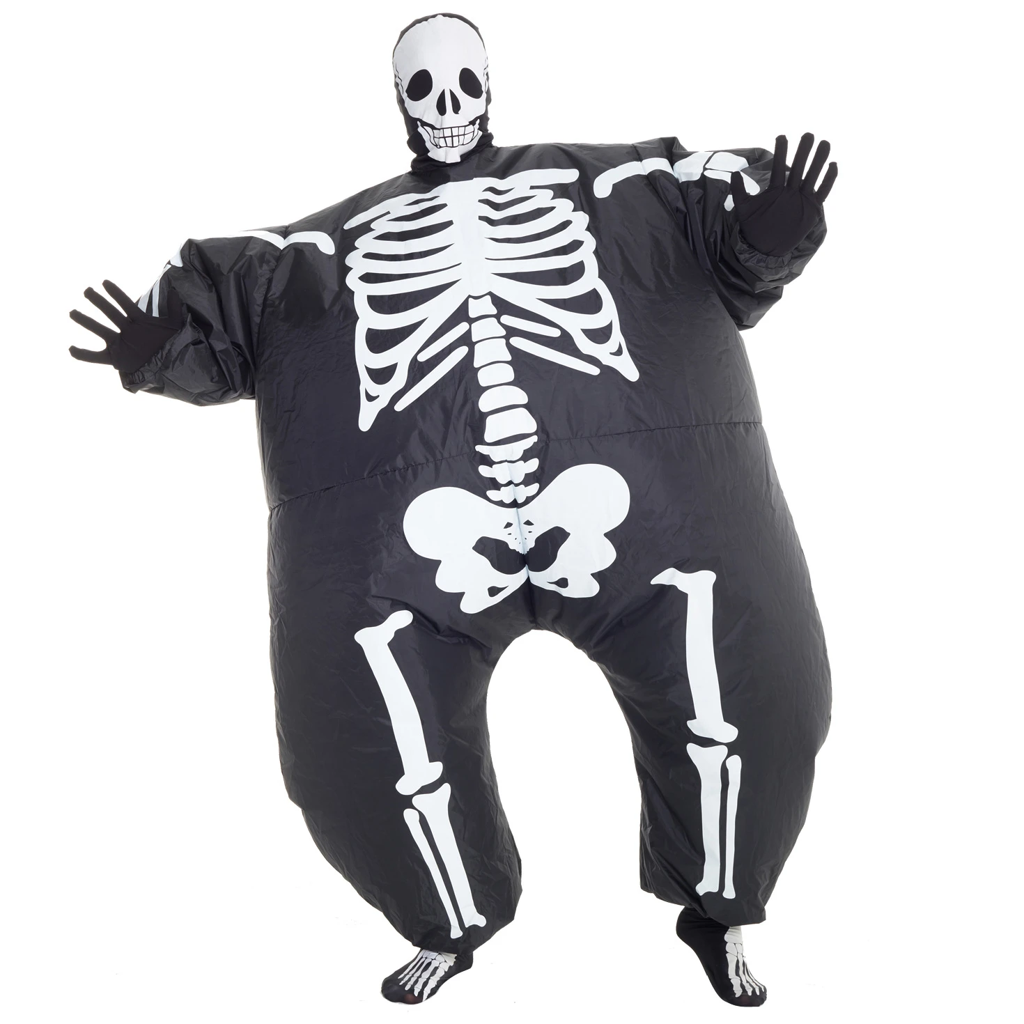 Costume Gonfiabile Scheletro MegaMorph Adulto 4 Costume Gonfiabile Scheletro MegaMorph Adulto - immagine 2