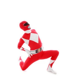 Costume Power Ranger Rosso Adulto 10 Costume Power Ranger Rosso Adulto -Vendite Morphsuits m1 r e red power rangers morphsuit 3