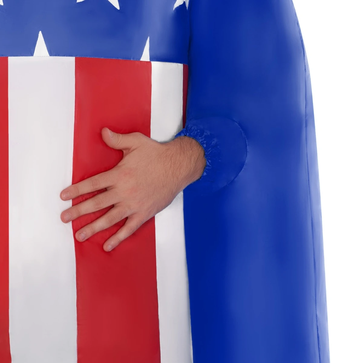 Mens Inflatable Wavy Arm Guy USA Costume 5 Mens Inflatable Wavy Arm Guy USA Costume - immagine 4