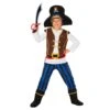 Costume Da Pirata A Strisce Blu Per Bambini