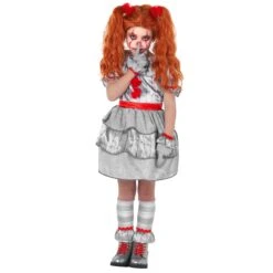 Inquietante Costume Da Clown Per Bambini 15 Inquietante Costume Da Clown Per Bambini -Vendite Morphsuits mckcc creepy clown girl 02