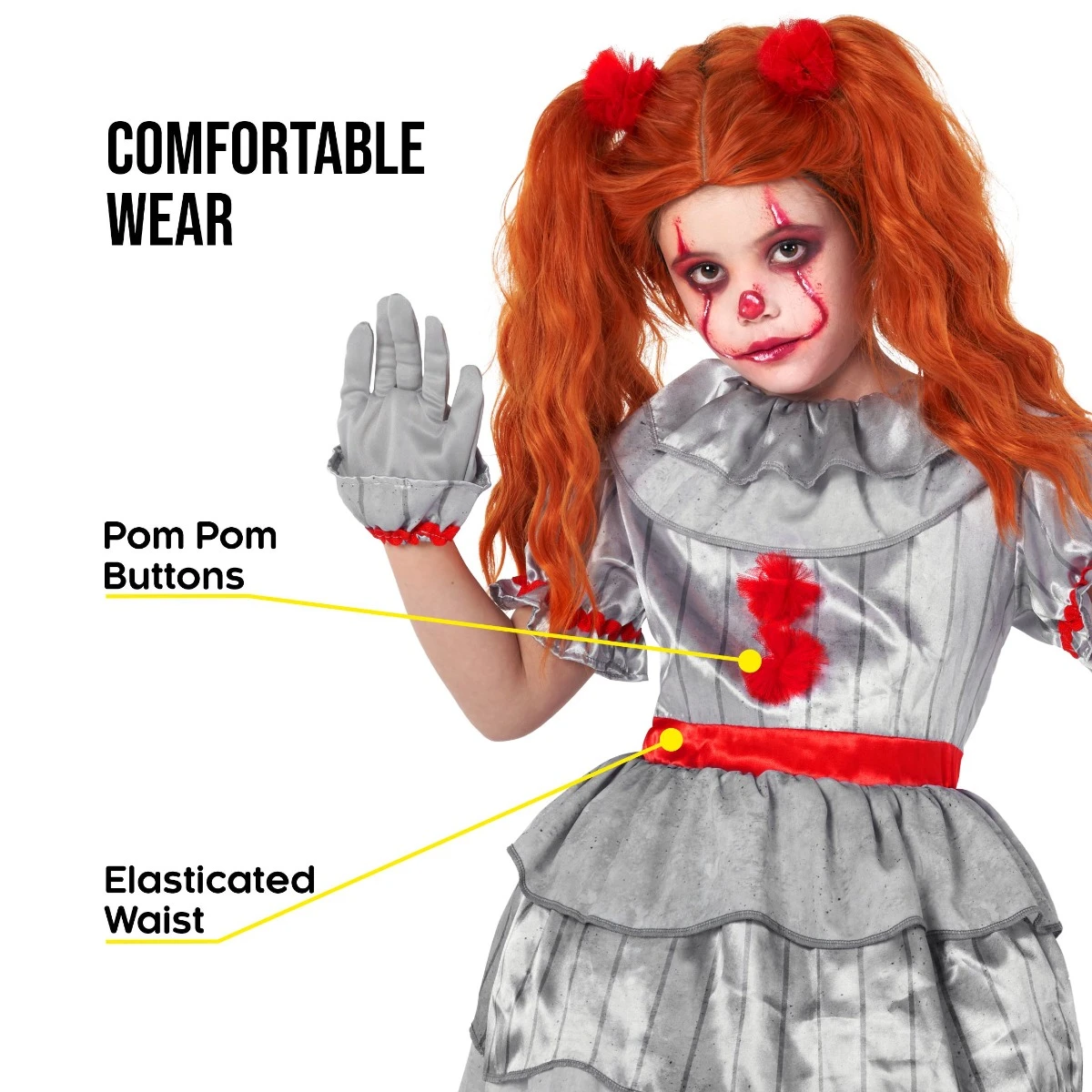 Inquietante Costume Da Clown Per Bambini 6 Inquietante Costume Da Clown Per Bambini - immagine 4